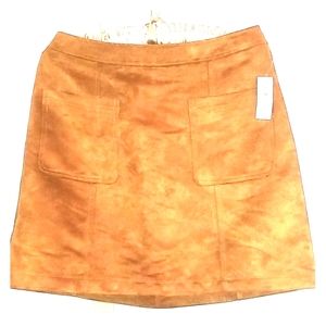 Old Navy Suede Aline Mini Skirt